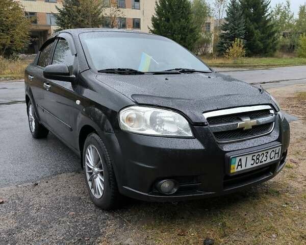 Черный Шевроле Авео, объемом двигателя 1.5 л и пробегом 175 тыс. км за 4500 $, фото 1 на Automoto.ua