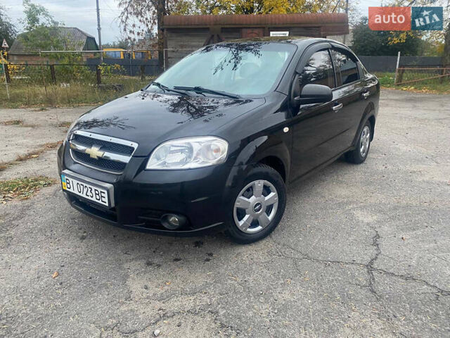 Черный Шевроле Авео, объемом двигателя 1.5 л и пробегом 130 тыс. км за 4500 $, фото 1 на Automoto.ua