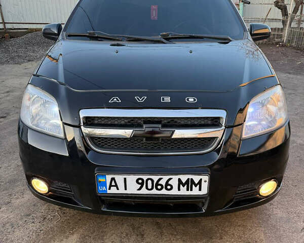 Черный Шевроле Авео, объемом двигателя 1.5 л и пробегом 293 тыс. км за 3999 $, фото 1 на Automoto.ua