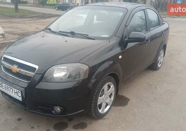 Черный Шевроле Авео, объемом двигателя 1.5 л и пробегом 193 тыс. км за 3599 $, фото 1 на Automoto.ua