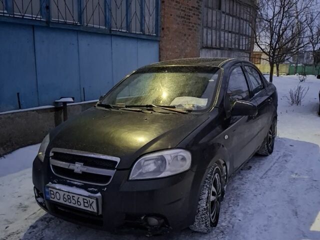Черный Шевроле Авео, объемом двигателя 1.5 л и пробегом 320 тыс. км за 3000 $, фото 1 на Automoto.ua