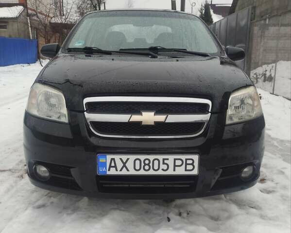 Чорний Шевроле Авео, об'ємом двигуна 1.4 л та пробігом 183 тис. км за 4950 $, фото 1 на Automoto.ua
