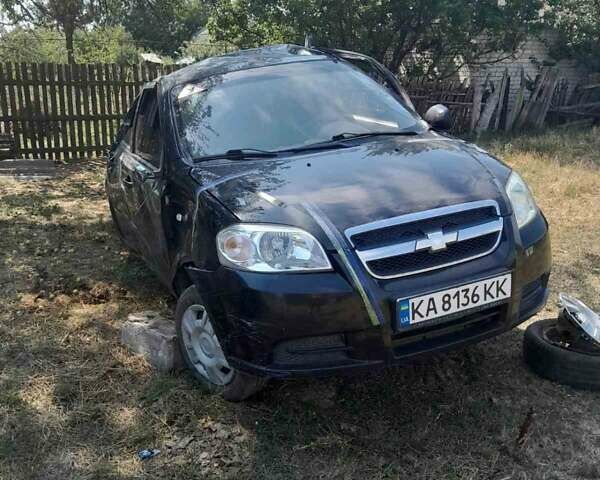 Черный Шевроле Авео, объемом двигателя 1.5 л и пробегом 230 тыс. км за 1000 $, фото 1 на Automoto.ua