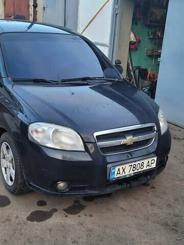 Черный Шевроле Авео, объемом двигателя 1.5 л и пробегом 290 тыс. км за 3300 $, фото 1 на Automoto.ua