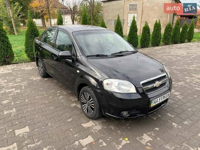 Черный Шевроле Авео, объемом двигателя 1.5 л и пробегом 205 тыс. км за 4300 $, фото 1 на Automoto.ua