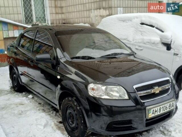 Черный Шевроле Авео, объемом двигателя 1.5 л и пробегом 240 тыс. км за 3500 $, фото 1 на Automoto.ua
