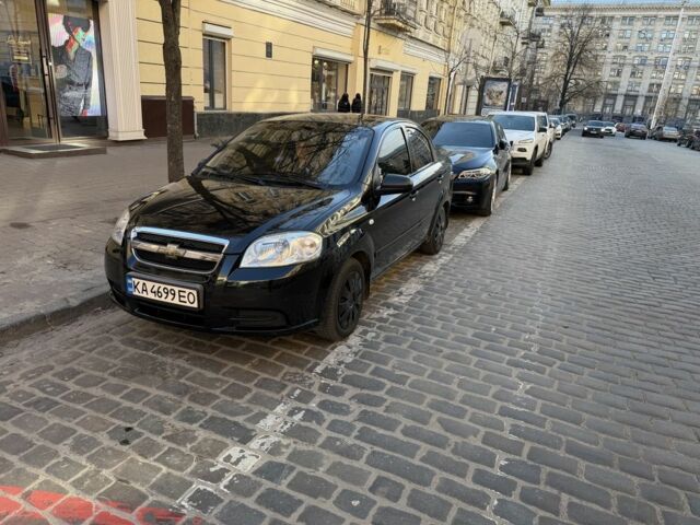 Черный Шевроле Авео, объемом двигателя 1.5 л и пробегом 159 тыс. км за 3900 $, фото 1 на Automoto.ua