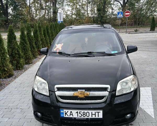 Черный Шевроле Авео, объемом двигателя 1.5 л и пробегом 206 тыс. км за 3900 $, фото 1 на Automoto.ua