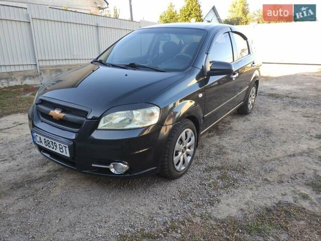 Черный Шевроле Авео, объемом двигателя 1.5 л и пробегом 260 тыс. км за 3900 $, фото 1 на Automoto.ua