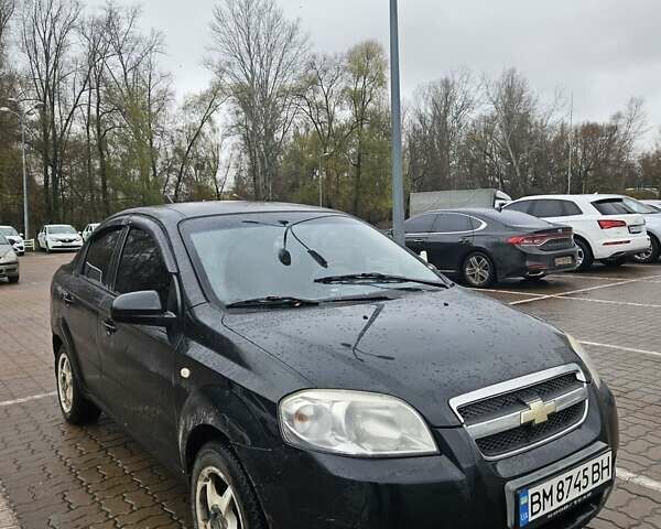 Черный Шевроле Авео, объемом двигателя 1.5 л и пробегом 76 тыс. км за 5000 $, фото 1 на Automoto.ua