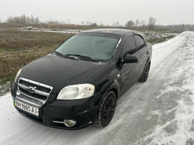 Черный Шевроле Авео, объемом двигателя 1.5 л и пробегом 272 тыс. км за 3500 $, фото 1 на Automoto.ua