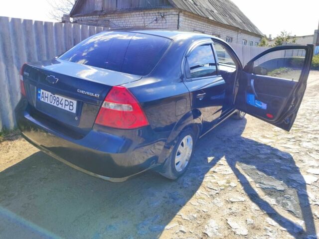Черный Шевроле Авео, объемом двигателя 1.5 л и пробегом 189 тыс. км за 4500 $, фото 1 на Automoto.ua