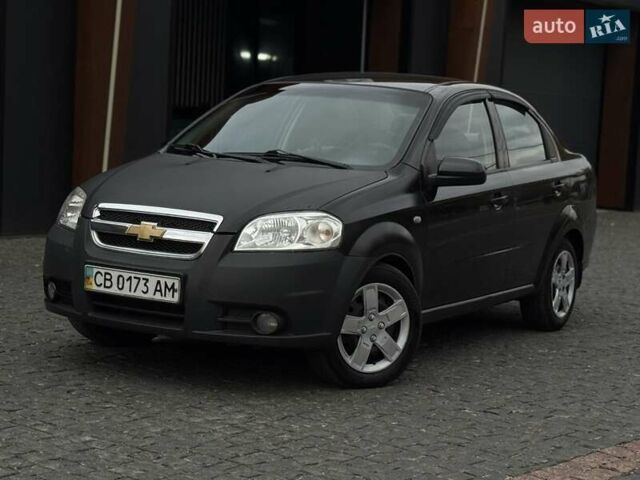 Черный Шевроле Авео, объемом двигателя 1.5 л и пробегом 173 тыс. км за 3300 $, фото 1 на Automoto.ua