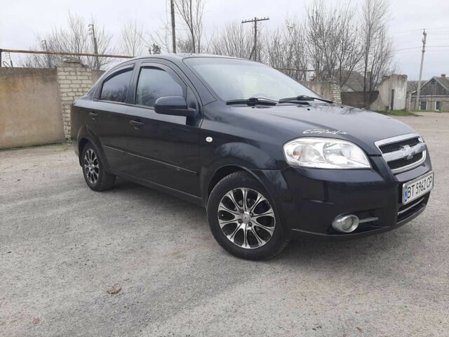 Черный Шевроле Авео, объемом двигателя 1.5 л и пробегом 162 тыс. км за 3650 $, фото 1 на Automoto.ua