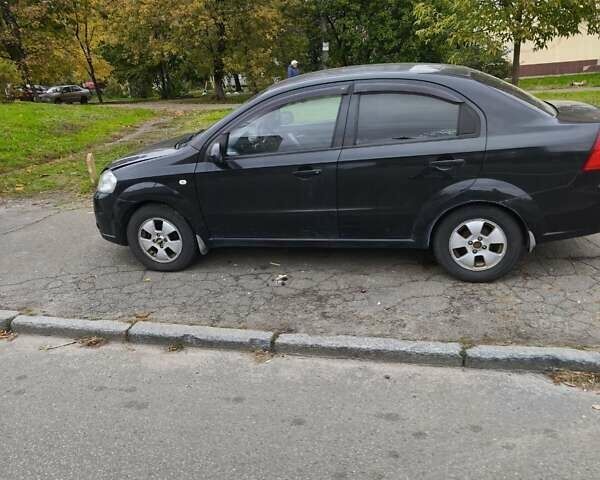 Черный Шевроле Авео, объемом двигателя 1.5 л и пробегом 180 тыс. км за 4300 $, фото 1 на Automoto.ua