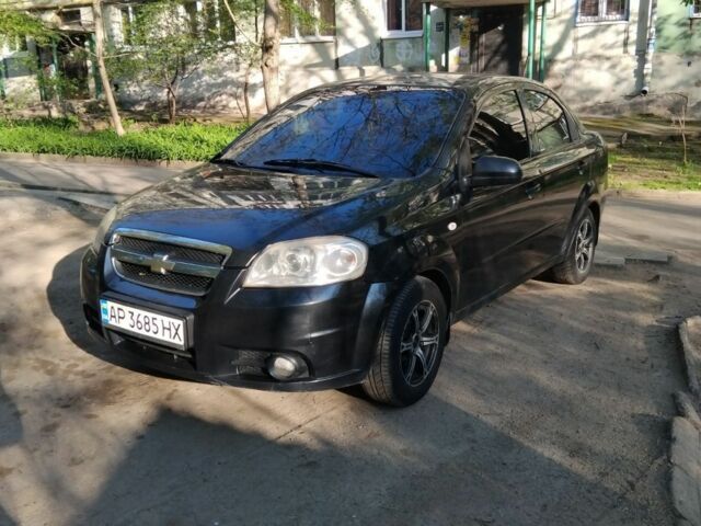 Черный Шевроле Авео, объемом двигателя 1.5 л и пробегом 458 тыс. км за 3700 $, фото 1 на Automoto.ua