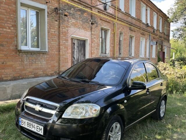 Черный Шевроле Авео, объемом двигателя 1.5 л и пробегом 237 тыс. км за 3309 $, фото 1 на Automoto.ua