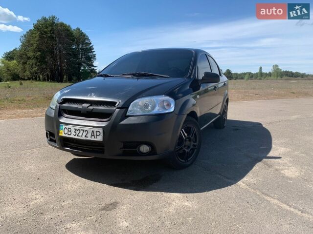 Черный Шевроле Авео, объемом двигателя 1.5 л и пробегом 290 тыс. км за 3500 $, фото 1 на Automoto.ua