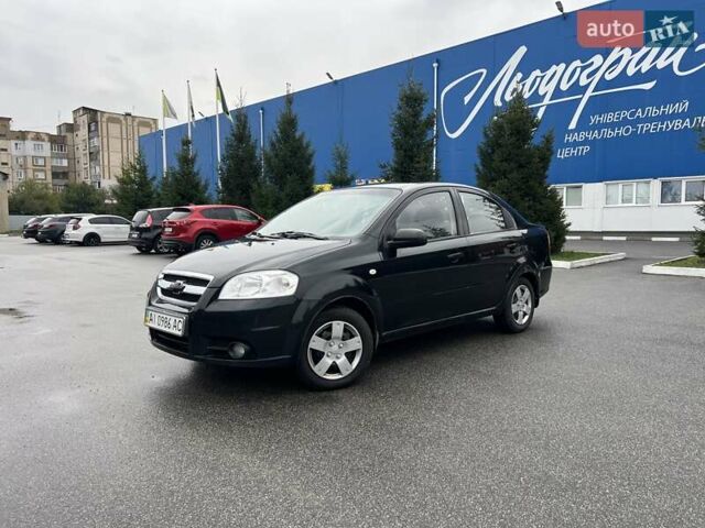 Черный Шевроле Авео, объемом двигателя 1.5 л и пробегом 187 тыс. км за 4700 $, фото 1 на Automoto.ua