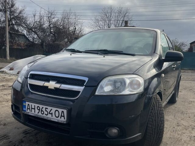 Черный Шевроле Авео, объемом двигателя 1.5 л и пробегом 104 тыс. км за 4500 $, фото 1 на Automoto.ua