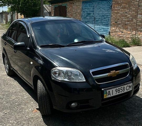 Чорний Шевроле Авео, об'ємом двигуна 1.5 л та пробігом 204 тис. км за 5500 $, фото 1 на Automoto.ua