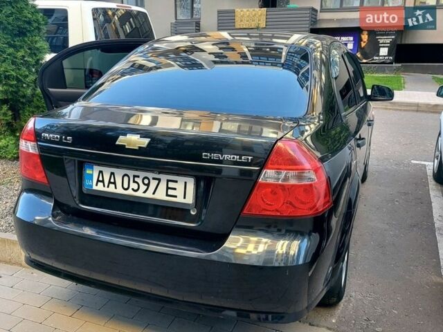 Черный Шевроле Авео, объемом двигателя 1.5 л и пробегом 240 тыс. км за 4500 $, фото 1 на Automoto.ua