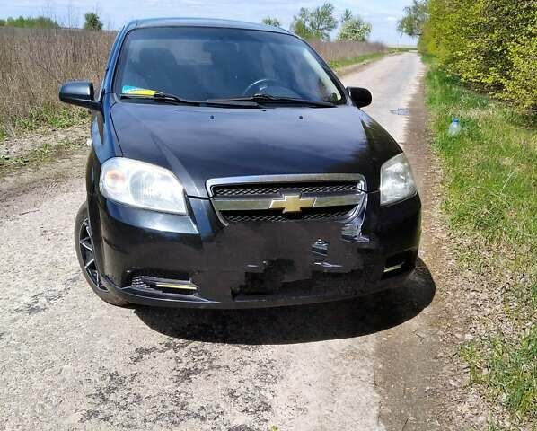 Черный Шевроле Авео, объемом двигателя 1.5 л и пробегом 190 тыс. км за 5000 $, фото 1 на Automoto.ua