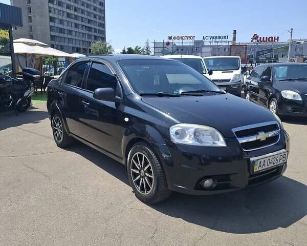 Черный Шевроле Авео, объемом двигателя 1.5 л и пробегом 240 тыс. км за 4400 $, фото 1 на Automoto.ua