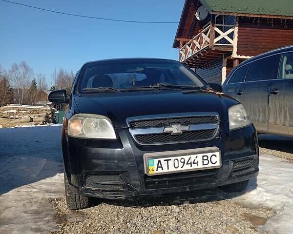 Черный Шевроле Авео, объемом двигателя 1.5 л и пробегом 96 тыс. км за 4700 $, фото 1 на Automoto.ua