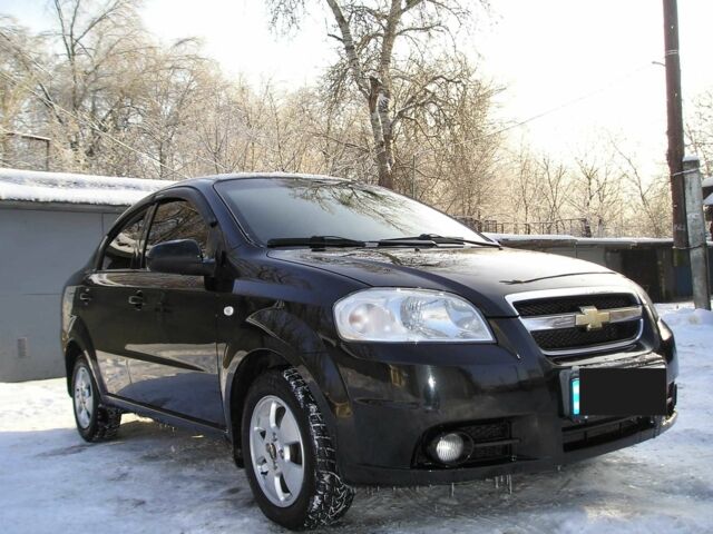 Черный Шевроле Авео, объемом двигателя 1.5 л и пробегом 63 тыс. км за 6300 $, фото 1 на Automoto.ua