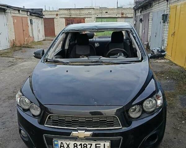 Черный Шевроле Авео, объемом двигателя 1.4 л и пробегом 97 тыс. км за 3000 $, фото 1 на Automoto.ua