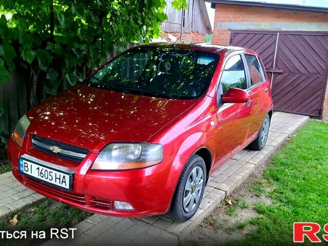 Красный Шевроле Авео, объемом двигателя 1.5 л и пробегом 306 тыс. км за 2700 $, фото 1 на Automoto.ua