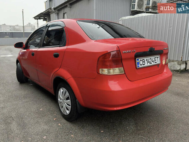 Червоний Шевроле Авео, об'ємом двигуна 1.5 л та пробігом 195 тис. км за 2450 $, фото 1 на Automoto.ua