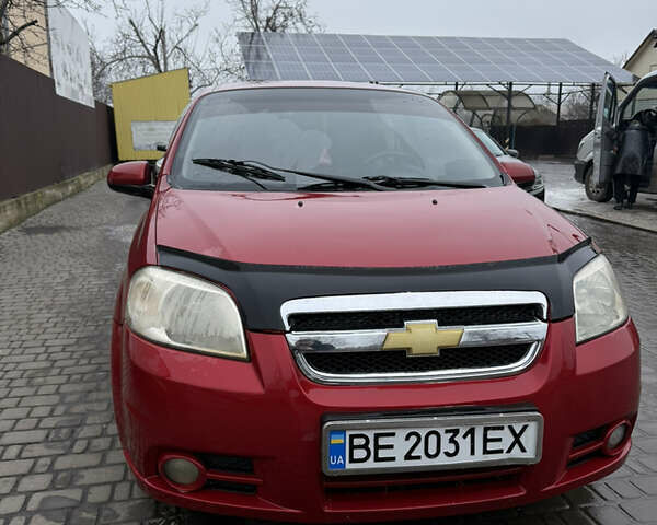 Красный Шевроле Авео, объемом двигателя 1.5 л и пробегом 188 тыс. км за 3200 $, фото 1 на Automoto.ua