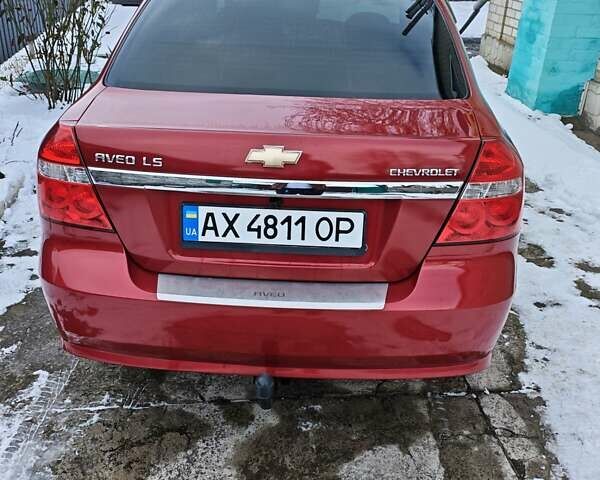 Красный Шевроле Авео, объемом двигателя 1.5 л и пробегом 191 тыс. км за 4000 $, фото 1 на Automoto.ua