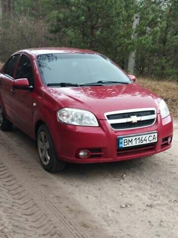 Красный Шевроле Авео, объемом двигателя 1.5 л и пробегом 154 тыс. км за 3900 $, фото 1 на Automoto.ua