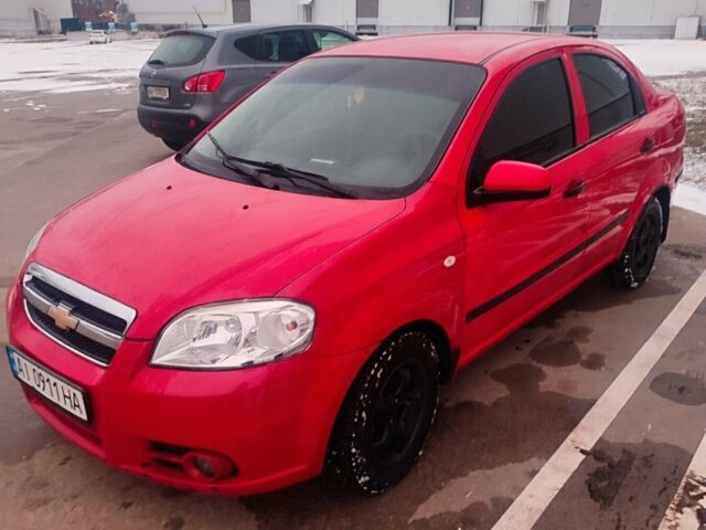 Красный Шевроле Авео, объемом двигателя 1.5 л и пробегом 280 тыс. км за 3200 $, фото 1 на Automoto.ua
