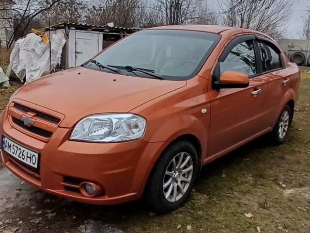 Желтый Шевроле Авео, объемом двигателя 1.6 л и пробегом 180 тыс. км за 3600 $, фото 1 на Automoto.ua