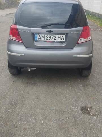 Серый Шевроле Авео, объемом двигателя 1.5 л и пробегом 166 тыс. км за 4300 $, фото 1 на Automoto.ua