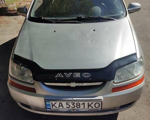 Серый Шевроле Авео, объемом двигателя 1.5 л и пробегом 515 тыс. км за 1350 $, фото 1 на Automoto.ua