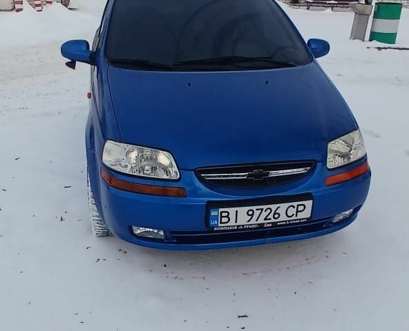 Синій Шевроле Авео, об'ємом двигуна 1.5 л та пробігом 145 тис. км за 4200 $, фото 1 на Automoto.ua