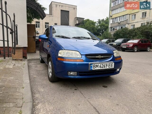 Синий Шевроле Авео, объемом двигателя 1.5 л и пробегом 164 тыс. км за 3499 $, фото 1 на Automoto.ua