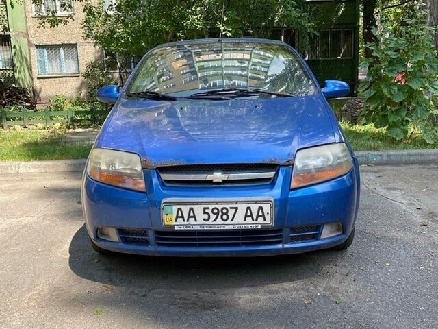 Синий Шевроле Авео, объемом двигателя 1.5 л и пробегом 157 тыс. км за 1200 $, фото 1 на Automoto.ua