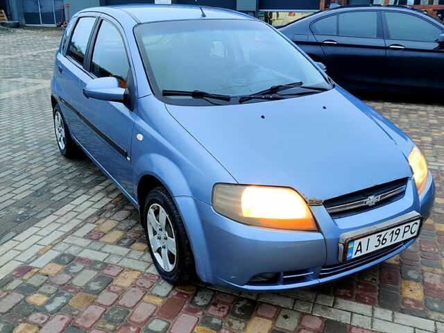 Синий Шевроле Авео, объемом двигателя 1.5 л и пробегом 358 тыс. км за 3500 $, фото 1 на Automoto.ua