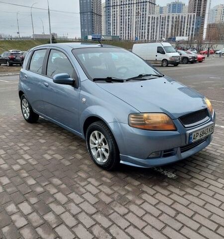 Синий Шевроле Авео, объемом двигателя 1.4 л и пробегом 226 тыс. км за 3500 $, фото 1 на Automoto.ua