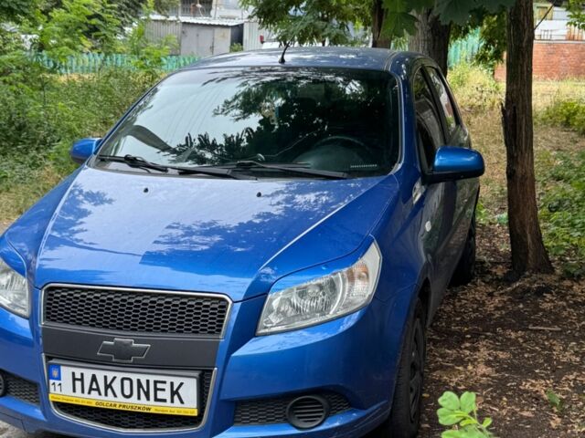 Синий Шевроле Авео, объемом двигателя 1.2 л и пробегом 156 тыс. км за 3800 $, фото 1 на Automoto.ua