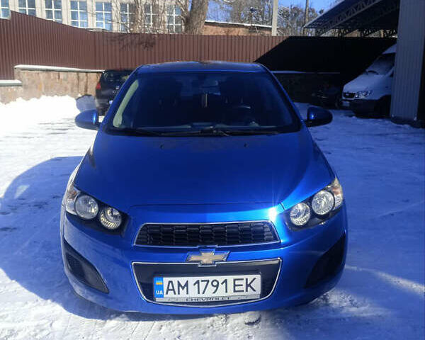 Синий Шевроле Авео, объемом двигателя 1.4 л и пробегом 156 тыс. км за 5500 $, фото 1 на Automoto.ua