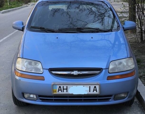 Синий Шевроле Авео, объемом двигателя 1.5 л и пробегом 283 тыс. км за 1840 $, фото 1 на Automoto.ua