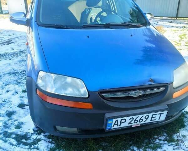 Синий Шевроле Авео, объемом двигателя 1.5 л и пробегом 253 тыс. км за 2500 $, фото 1 на Automoto.ua