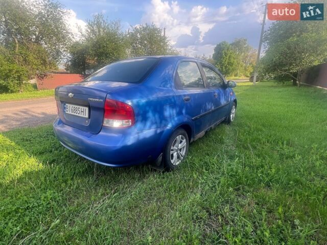 Синій Шевроле Авео, об'ємом двигуна 1.5 л та пробігом 213 тис. км за 2000 $, фото 1 на Automoto.ua